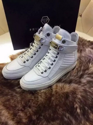 PhiliPP Plein High-Top Fashion Men Shoes--053